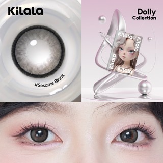 【Livestream】Kính áp tròng Kilala màu nâu Bright Amber/Misty Grey lens cận 6 tháng DIA 14.2-14.5mm có độ (0-7) [Giá 1 chiếc lens ]