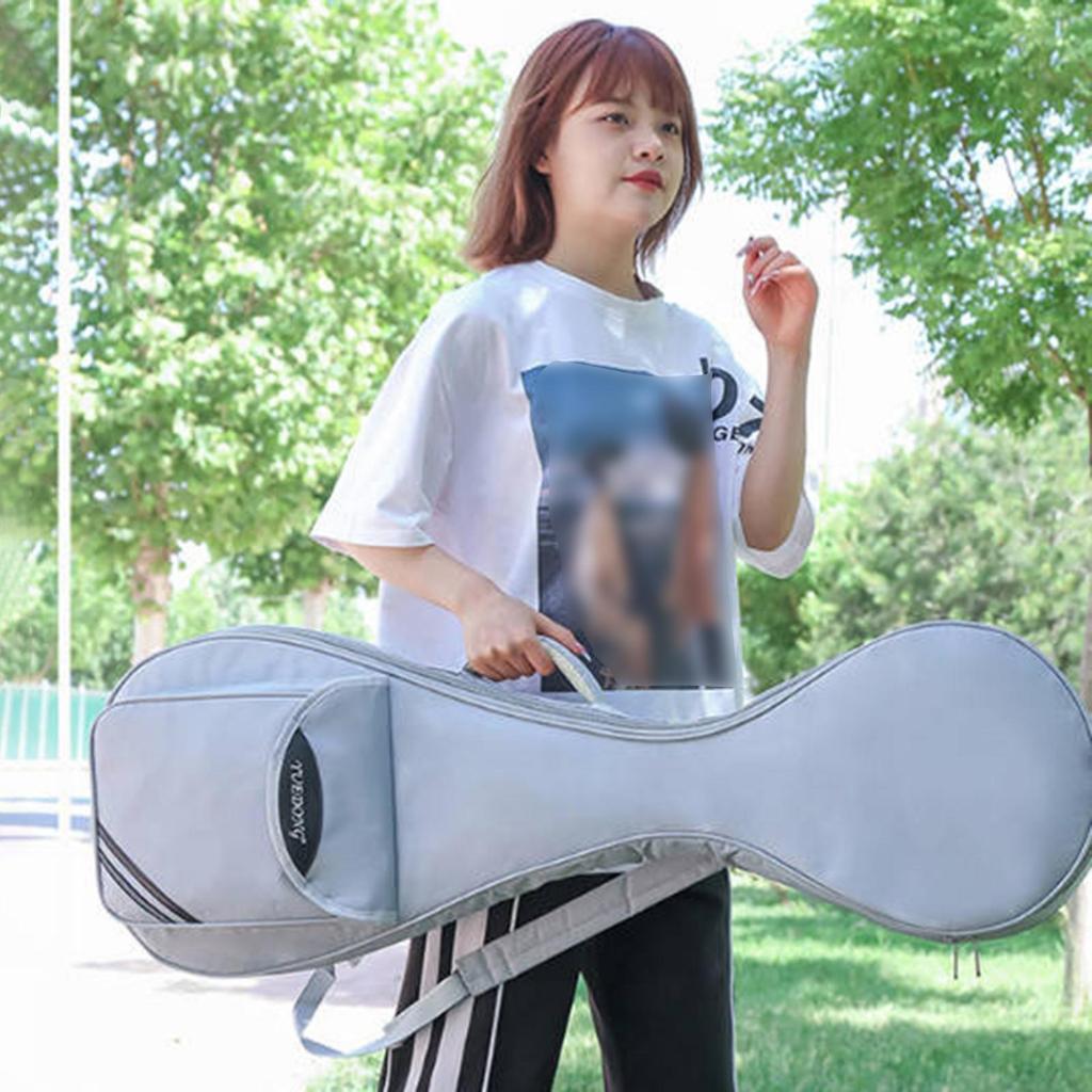 Túi đựng Pipa Túi đeo vai đôi chống sốc nhẹ Túi Banjo Gig