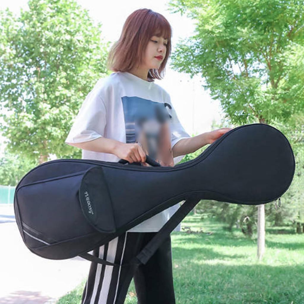 Túi đựng Pipa Túi đeo vai đôi chống sốc nhẹ Túi Banjo Gig