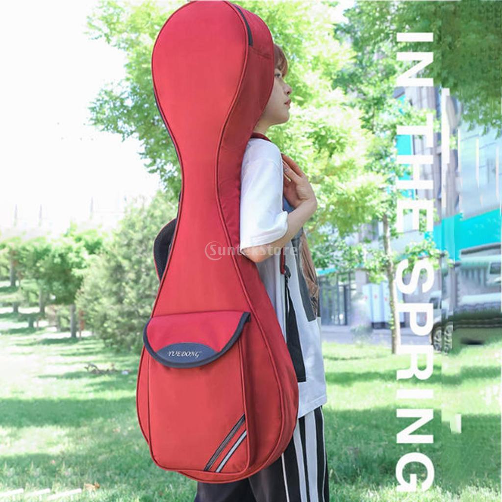 Túi đựng Pipa Túi đeo vai đôi chống sốc nhẹ Túi Banjo Gig