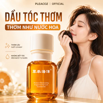 PLEACOZ Tinh Dầu Dưỡng Tóc Thơm Lâu Như Nước Hoa Tinh Dầu Tóc Serum Tóc Phục Hồi Hư Tổn Chống Nhiệt Giảm Khô Xơ Giúp Tóc Suôn Mượt
