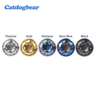 Bu lông titan Catdogbear M6x10 / 15 / 20 / 25 / 30 / 35 / 40 / 45 / 50mm GR5 Mặt bích Torx T30Flange Head để trang trí sửa đổi xe máy