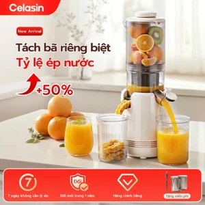 Máy ép trái cây chậm (Máy ép lạnh) | Thoát bột giấy | Dễ dàng tháo rời | Làm kem