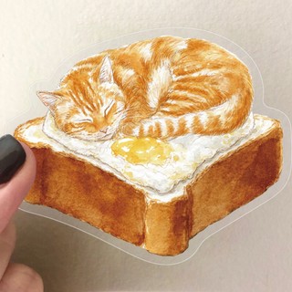 Bộ 50 Chữa Bệnh Mèo Trong Suốt PET Dán Graffiti Đồ Chơi Trẻ Em DIY Nhật Ký Laptop Ván Trượt Miếng Dán
