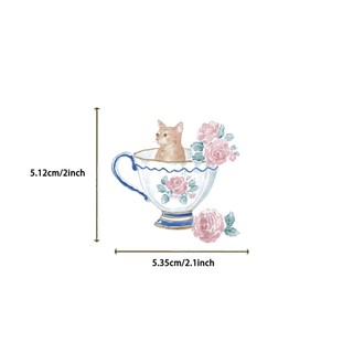 Bộ 50 Chữa Bệnh Mèo Trong Suốt PET Dán Graffiti Đồ Chơi Trẻ Em DIY Nhật Ký Laptop Ván Trượt Miếng Dán