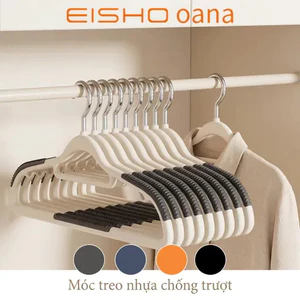 Combo 50 Móc Treo Quần Áo Nhựa Chống Trượt Xoay 360 Độ Cao Cấp Đa Năng Không Lõm Vai Bảo Cổ Áo Bền Bỉ Chịu Lực Tốt