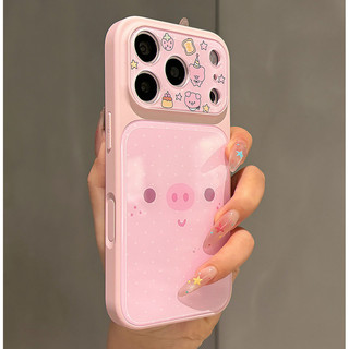 Mặt kính bảo vệ đầy đủ cho điện thoại iPhone 17, Promax 14, 15, 16 Pro Max 13, màu hồng dễ thương, chống sốc, dành cho phụ nữ