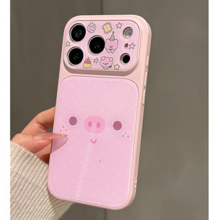 Mặt kính bảo vệ đầy đủ cho điện thoại iPhone 17, Promax 14, 15, 16 Pro Max 13, màu hồng dễ thương, chống sốc, dành cho phụ nữ