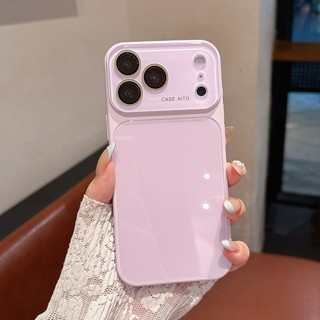 Ốp điện thoại kính cường lực 17 tức thì cửa sổ lớn phù hợp cho iPhone 14 15 16 17 Pro Max bao gồm tất cả vỏ silicon mềm chống rơi