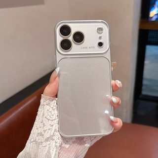 Ốp điện thoại kính cường lực 17 tức thì cửa sổ lớn phù hợp cho iPhone 14 15 16 17 Pro Max bao gồm tất cả vỏ silicon mềm chống rơi