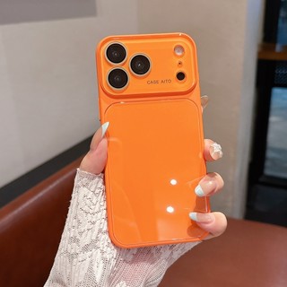 Ốp điện thoại kính cường lực 17 tức thì cửa sổ lớn phù hợp cho iPhone 14 15 16 17 Pro Max bao gồm tất cả vỏ silicon mềm chống rơi