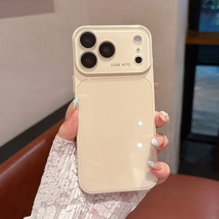 Ốp điện thoại kính cường lực 17 tức thì cửa sổ lớn phù hợp cho iPhone 14 15 16 17 Pro Max bao gồm tất cả vỏ silicon mềm chống rơi