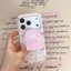 IPhone 17 Pro max Họa tiết mèo hình hoa TPU materia IMD xử lý Vỏ điện thoại