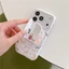 IPhone 17 Pro max Họa tiết mèo hình hoa TPU materia IMD xử lý Vỏ điện thoại