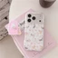 IPhone 17 Pro max Họa tiết mèo hình hoa TPU materia IMD xử lý Vỏ điện thoại