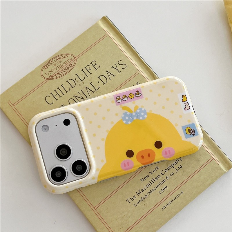 Ốp điện thoại TPU materia IMD họa tiết gà iPhone 17 Pro max