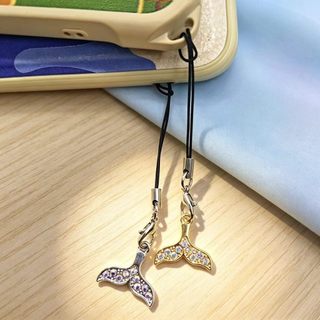 Mặt dây chuyền điện thoại di động diy Mặt dây chuyền đuôi nàng tiên cá thanh lịch Mặt dây chuyền điện thoại di động