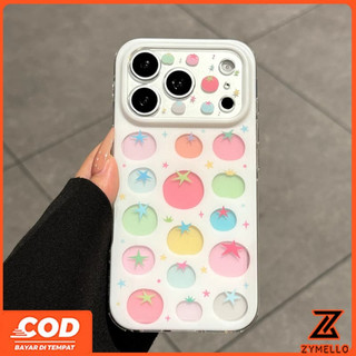 Thích hợp cho OPPO Reno15F Reno15 PRO Reno14F Reno 13F Reno12 F Reno 11F Reno10 Reno8Z Reno7Z Reno8T Reno5 Reno4 Reno6z Vỏ điện thoại TPU chống sốc cà chua màu đơn giản và đẹp mắt