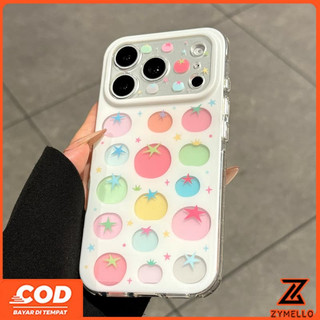 Thích hợp cho OPPO Reno15F Reno15 PRO Reno14F Reno 13F Reno12 F Reno 11F Reno10 Reno8Z Reno7Z Reno8T Reno5 Reno4 Reno6z Vỏ điện thoại TPU chống sốc cà chua màu đơn giản và đẹp mắt