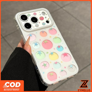 Thích hợp cho OPPO Reno15F Reno15 PRO Reno14F Reno 13F Reno12 F Reno 11F Reno10 Reno8Z Reno7Z Reno8T Reno5 Reno4 Reno6z Vỏ điện thoại TPU chống sốc cà chua màu đơn giản và đẹp mắt
