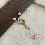 Áo Len Dài Vòng Cổ Boho Nâu Dây Sáp Dây Cổ, Vòng Tròn Gỗ Handmade Bằng Kính Gốm Vỏ Biển Sao Conch Mặt Dây Chuyền Vòng Cổ Có Thể Điều Chỉnh Cho Nữ