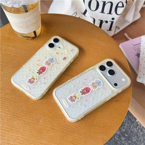 Ốp điện thoại iPhone 17 Pro max Fruit Bear họa tiết TPU materia IMD