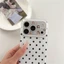 Ốp điện thoại iPhone 17 Pro max The Dot Girl họa tiết TPU materia IMD