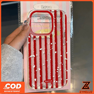 Thích hợp cho OPPO Reno15F Reno15 PRO Reno14F Reno 13F Reno12 F Reno 11F Reno10 Reno8Z Reno7Z Reno8T Reno5 Reno4 Reno6z Vỏ điện thoại TPU chống sốc sọc đỏ sành điệu
