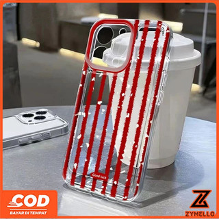 Thích hợp cho OPPO Reno15F Reno15 PRO Reno14F Reno 13F Reno12 F Reno 11F Reno10 Reno8Z Reno7Z Reno8T Reno5 Reno4 Reno6z Vỏ điện thoại TPU chống sốc sọc đỏ sành điệu