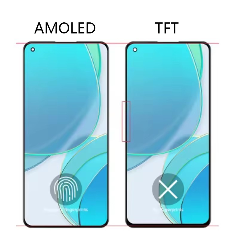 Cho 1 + 8t / OnePlus 8T / OnePlus 9R / realme X7 Pro Màn Hình Hiển Thị Số Hóa Cảm Ứng LCD