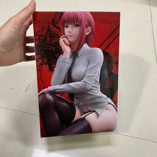 25cm Cưa Xích Người Bbgirl Makima Hình Ngồi Tư Thế PVC Hình