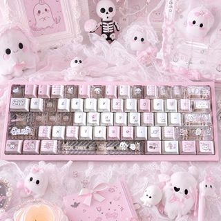 Giấc Ngủ Bên Tỏa Sáng Qua Keycaps PBT Dye-sub Cherry Profile Keycap Tùy Chỉnh Keycaps Tương Thích Với Cherry Gateron MX Switches