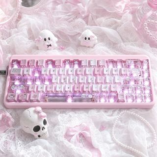 Giấc Ngủ Bên Tỏa Sáng Qua Keycaps PBT Dye-sub Cherry Profile Keycap Tùy Chỉnh Keycaps Tương Thích Với Cherry Gateron MX Switches
