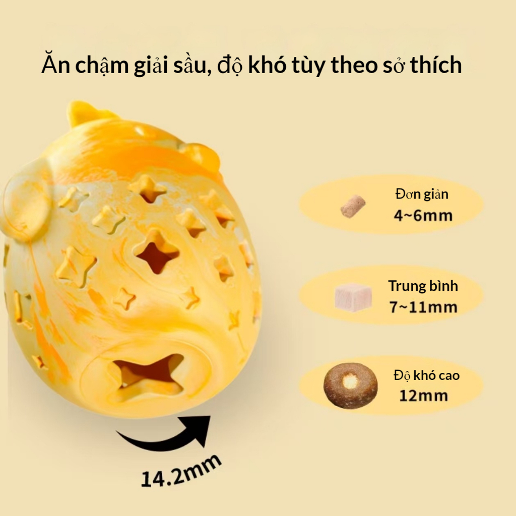 Đồ chơi làm sạch răng và nhai tương tác MewaJump cho thú cưng Cao su tự nhiên an toàn và bền bỉ
