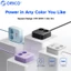 Dây nguồn EU 6 trong 1 ORICO 2AC + 2USB-A + 2USB-C 20W PD Dây nối dài sạc nhanh 1,5M / 3M Bảo vệ chống sét đa phích cắm di động cho văn phòng du lịch tại nhà