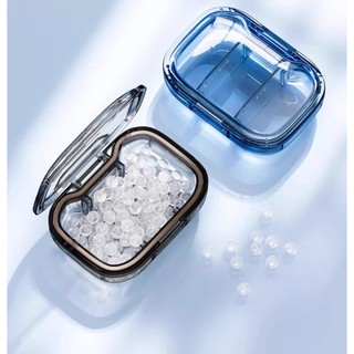 Hộp Mini Di Động Sắp Xếp 3 Lần Một Ngày Ngăn Bỏ Túi Siêu Nhỏ Gọn