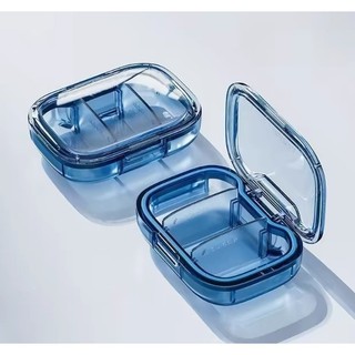 Hộp Mini Di Động Sắp Xếp 3 Lần Một Ngày Ngăn Bỏ Túi Siêu Nhỏ Gọn
