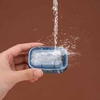 Hộp Mini Di Động Sắp Xếp 3 Lần Một Ngày Ngăn Bỏ Túi Siêu Nhỏ Gọn