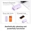 ORICO 8 trong 1 US Power Strip 20W PD Type-C Dây nối dài sạc nhanh 2AC + 2Two-prong + 2USB-A + 2USB-C Di Động Mini Surge Protector Multi Ổ Cắm 4 Màu