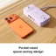 ORICO 8 trong 1 US Power Strip 20W PD Type-C Dây nối dài sạc nhanh 2AC + 2Two-prong + 2USB-A + 2USB-C Di Động Mini Surge Protector Multi Ổ Cắm 4 Màu