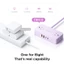 ORICO 8 trong 1 US Power Strip 20W PD Type-C Dây nối dài sạc nhanh 2AC + 2Two-prong + 2USB-A + 2USB-C Di Động Mini Surge Protector Multi Ổ Cắm 4 Màu
