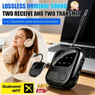 Bộ thu phát âm thanh aptX Bluetooth 6.0 3.5MM AUX aptX-Adaptive AD / HD / LL AAC HiFi Bộ chuyển đổi không dây đa điểm cho TV PC Ô tô