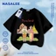 NASA Thái Lan In văn hóa cho trẻ em Áo thun Cotton ngắn tay nguyên chất loại A cho bé trai bé gái mùa hè Áo thun mặc đường phố phong cách mới