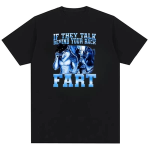 Nếu họ kể chuyện cười sau lưng, áo thun nam nữ Alpha Wolf Meme nguyên chất 100% cotton
