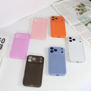 Dành Cho Oppo Realme 11 12 13 15 15T 12 Pro 16 Pro 12 Pro Plus 16 Pro Plus 12 Plus Ốp Điện Thoại Mờ Trong Suốt Full Ống Kính Máy Ảnh Ốp Lưng Bảo Vệ Chống Sốc