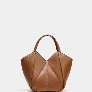 Phụ Nữ Vintage Nâu Origami Hình Học Mini Tote Túi Mềm Giả Da Top Tay Cầm Túi Xách Thường Ngày Nhỏ Cầm Tay Túi