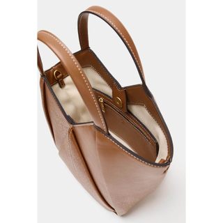 Phụ Nữ Vintage Nâu Origami Hình Học Mini Tote Túi Mềm Giả Da Top Tay Cầm Túi Xách Thường Ngày Nhỏ Cầm Tay Túi