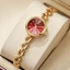 Đồng hồ thạch anh nữ thời trang AlloyStrap Mặt số đơn giản Đồng hồ tối giản Nữ sinh Relogio Feminino (không hộp)