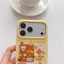 Ốp điện thoại chất liệu Acrylic họa tiết gấu thư giãn cho iPhone 17 Pro Max