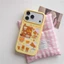 Ốp điện thoại chất liệu Acrylic họa tiết gấu thư giãn cho iPhone 17 Pro Max